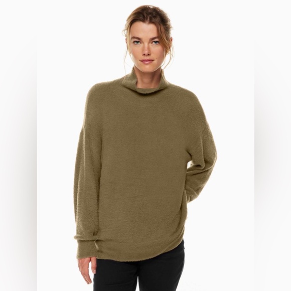 Wilfred Free Hush Knit Turtleneck Purple 2XS Oversized Plush - Picture 1 of 14